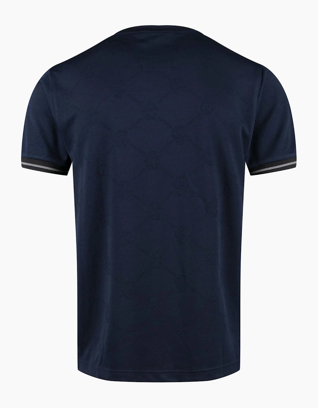 LUKE1977 Arriba textured T-Shirt - Navy Blue