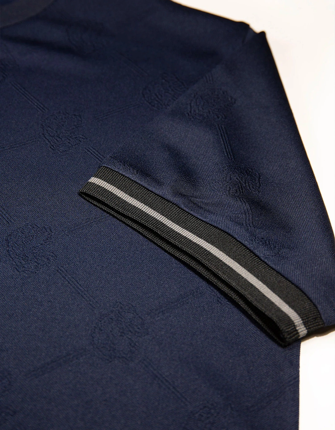 LUKE1977 Arriba textured T-Shirt - Navy Blue