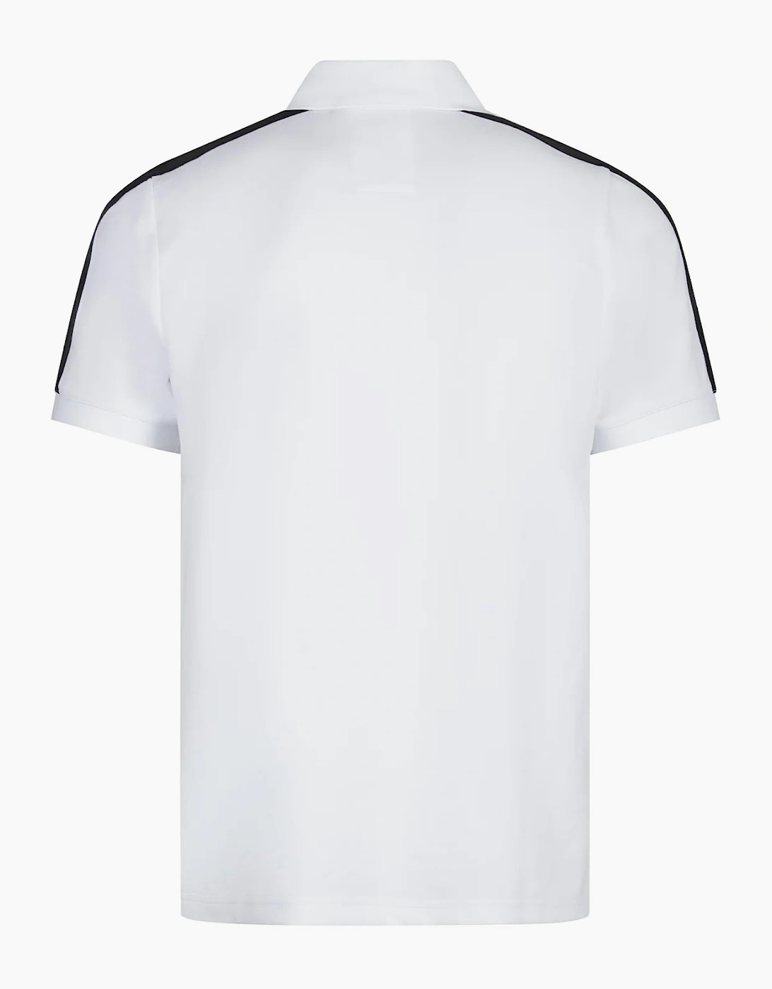 Luke1977 Caltech 1000 Zip Polo Shirt - White/ Black