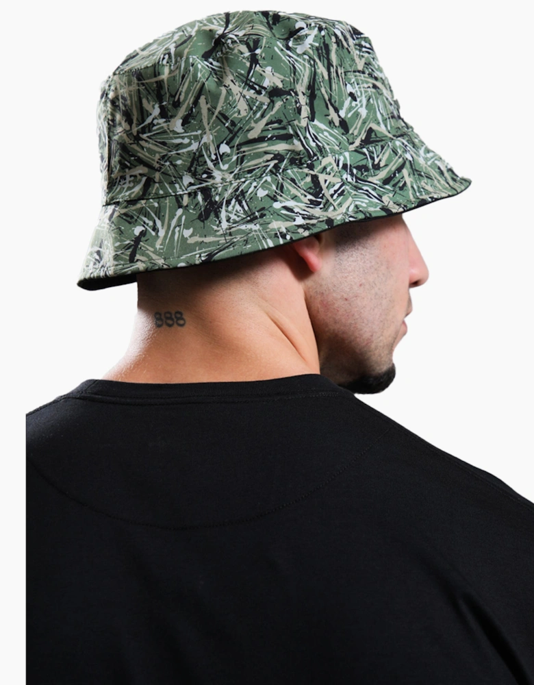 Reversible Bucket Hat Black/Camo