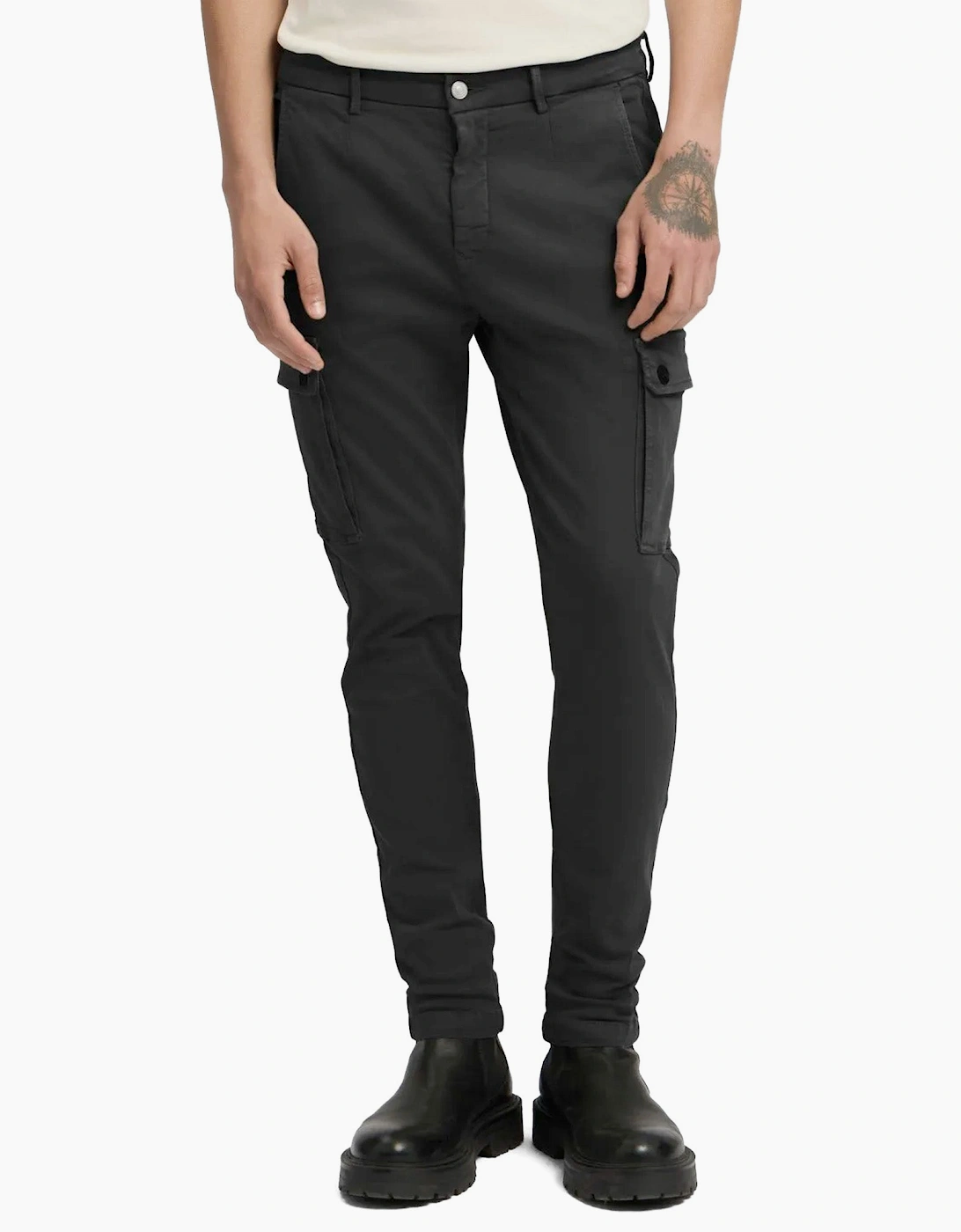 Replay Men's Black Hyperflex Jaan Cargo Pant  34/30