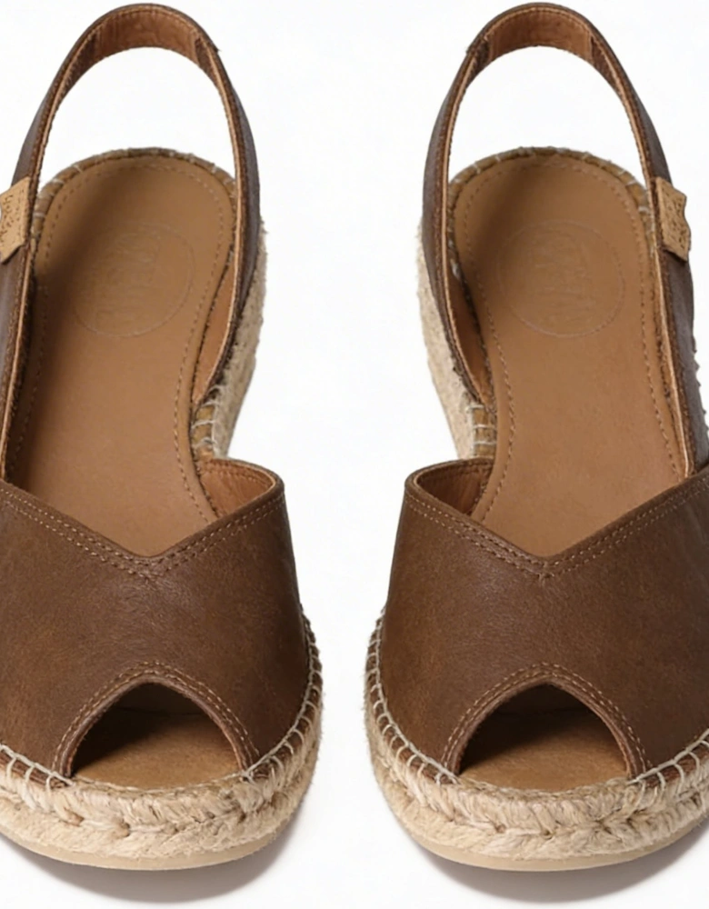 BERNIA-P Womens Wedge Sandals Marro