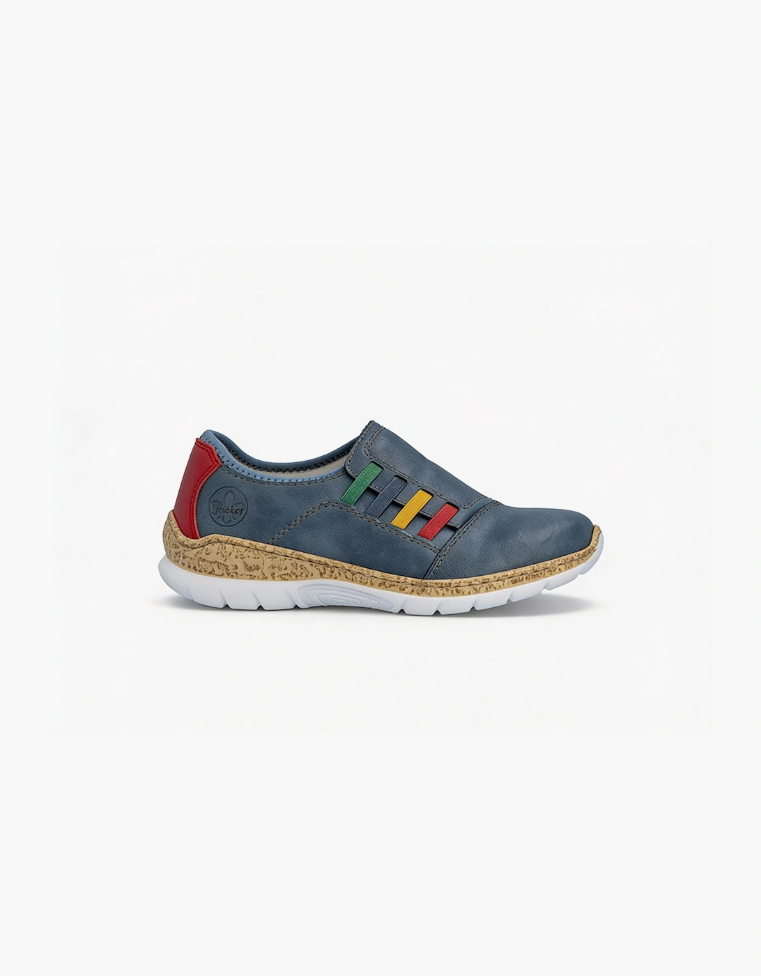 Rieker Women's Navy Nikita Comfort Trainers Blue - Size: 7.5