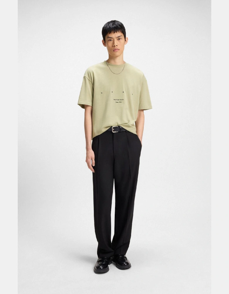 Duwrite Cotton Jersey T-Shirt with LA Artwork