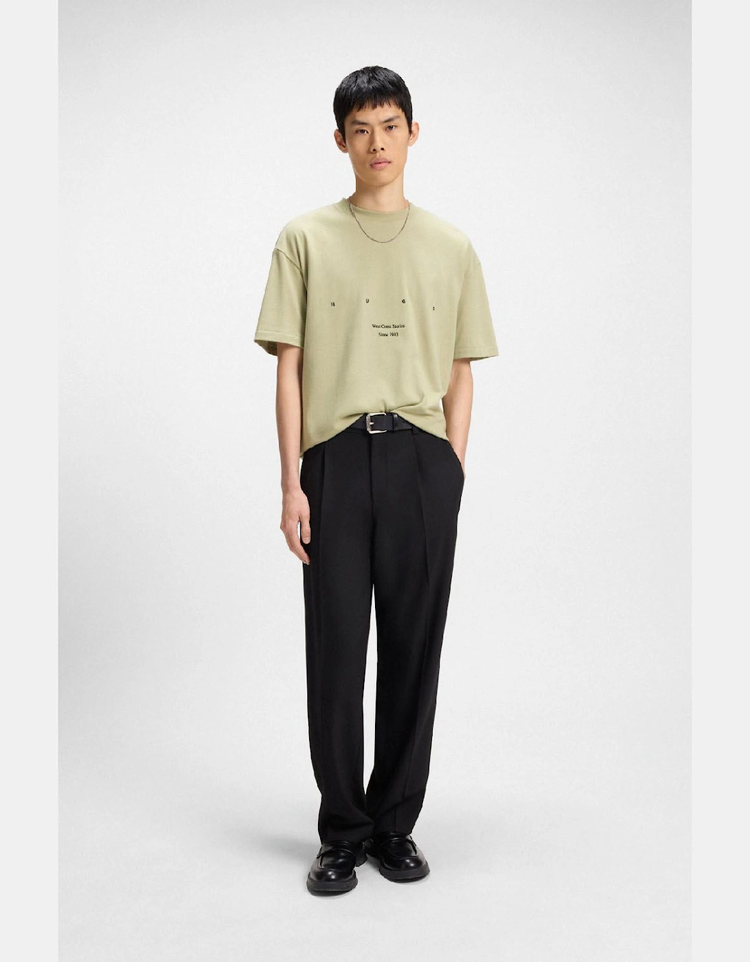 Duwrite Cotton Jersey T-Shirt with LA Artwork