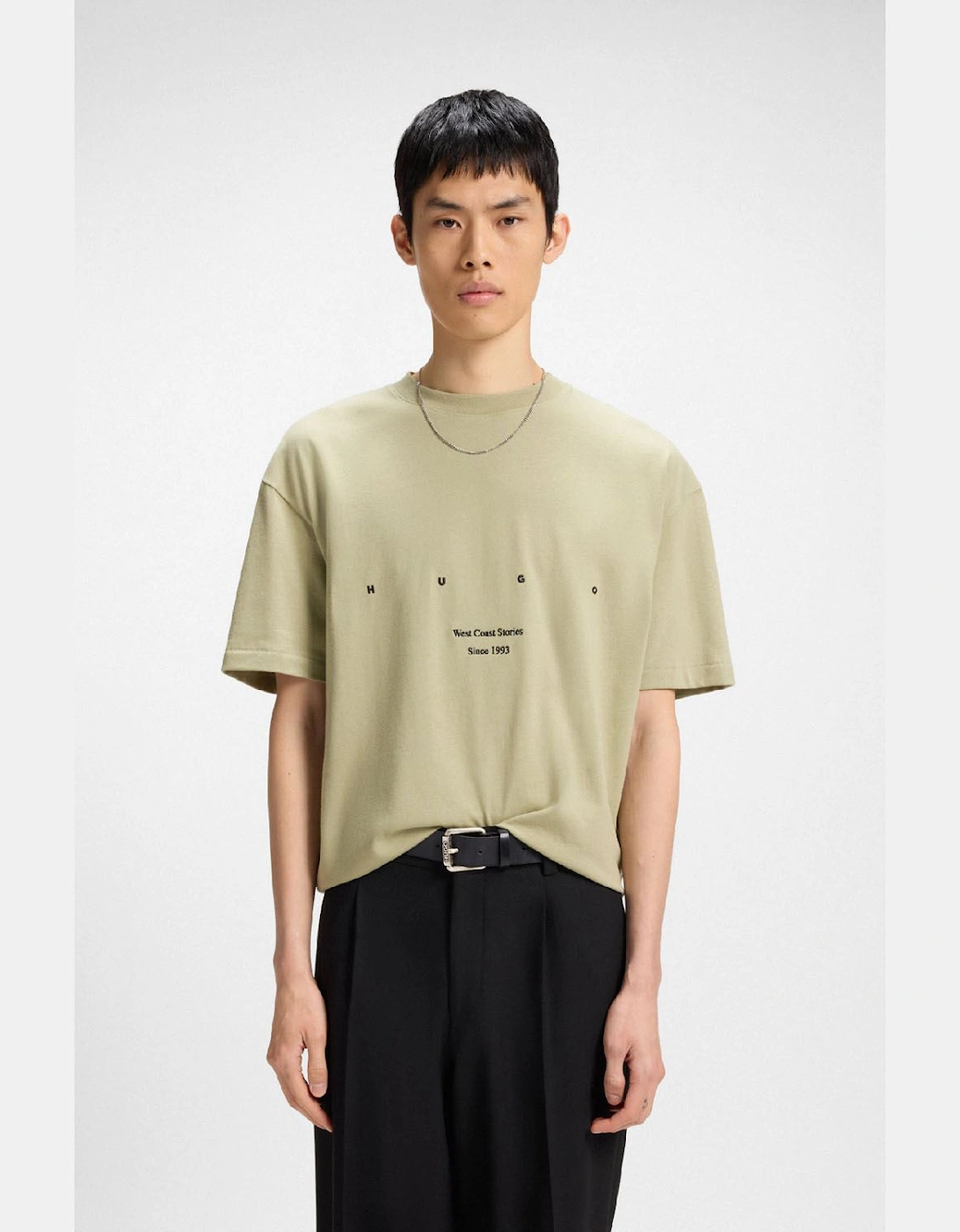 Duwrite Cotton Jersey T-Shirt with LA Artwork