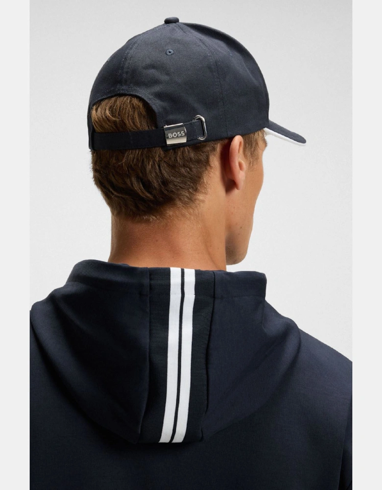 Zone Stripe Detail Zip Up Hoodie