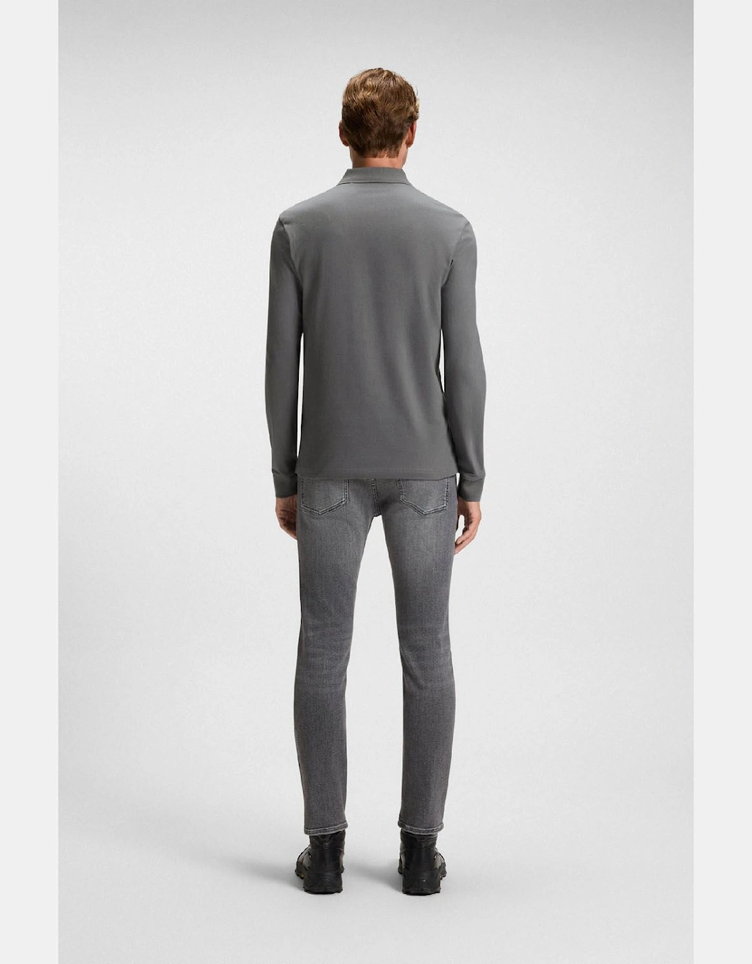 Passerby Long Sleeve Polo Shirt - Passerby Slim Fit Long Sleeve Polo Shirt