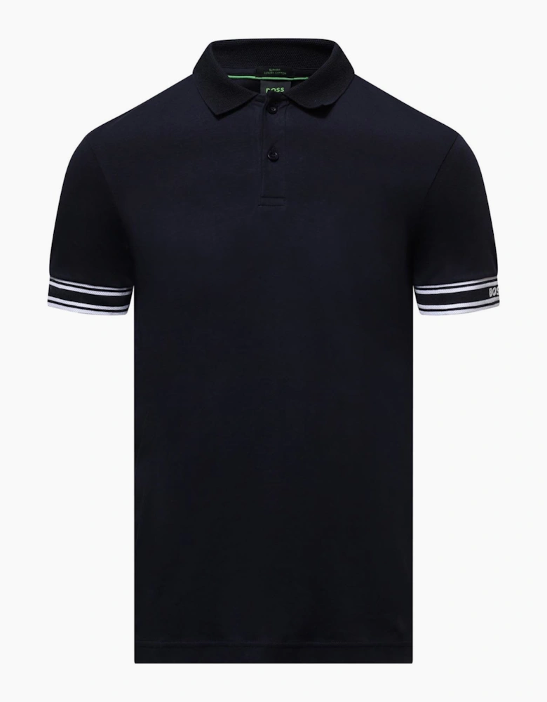 Zone Stripe Cuff Polo Shirt