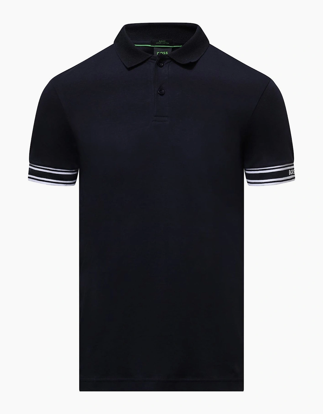 Zone Stripe Cuff Polo Shirt, 3 of 2
