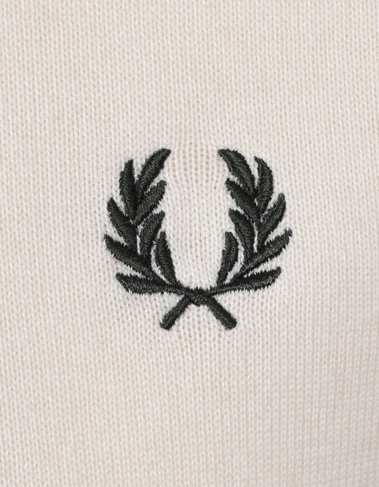 COTTON KNITTED SHIRT ECRU