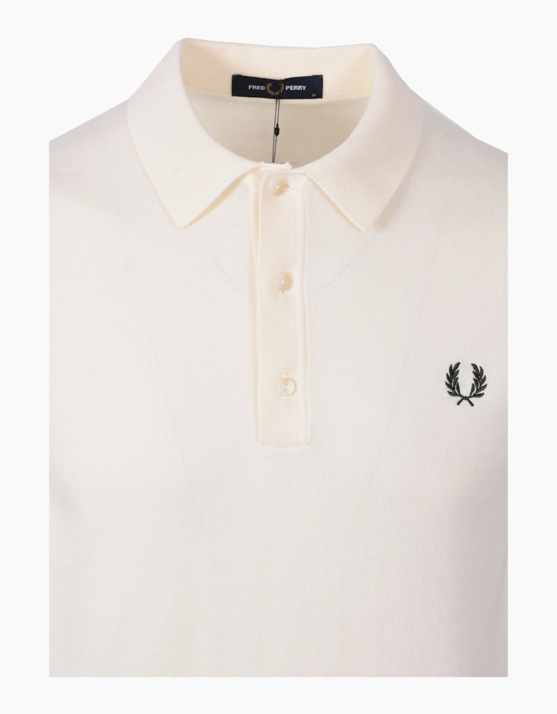 COTTON KNITTED SHIRT ECRU