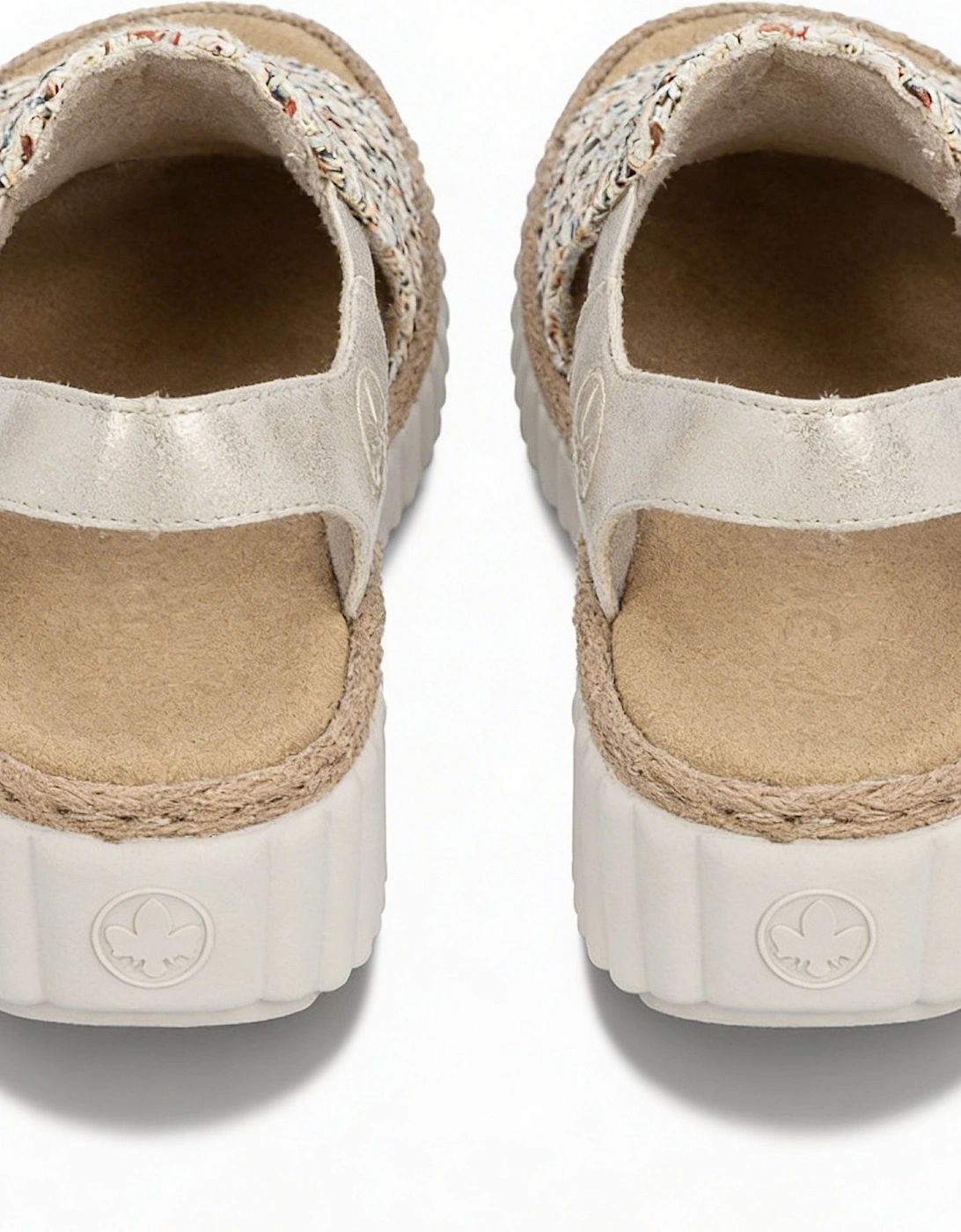 RACHEL Womens Wedge Sandals Beige