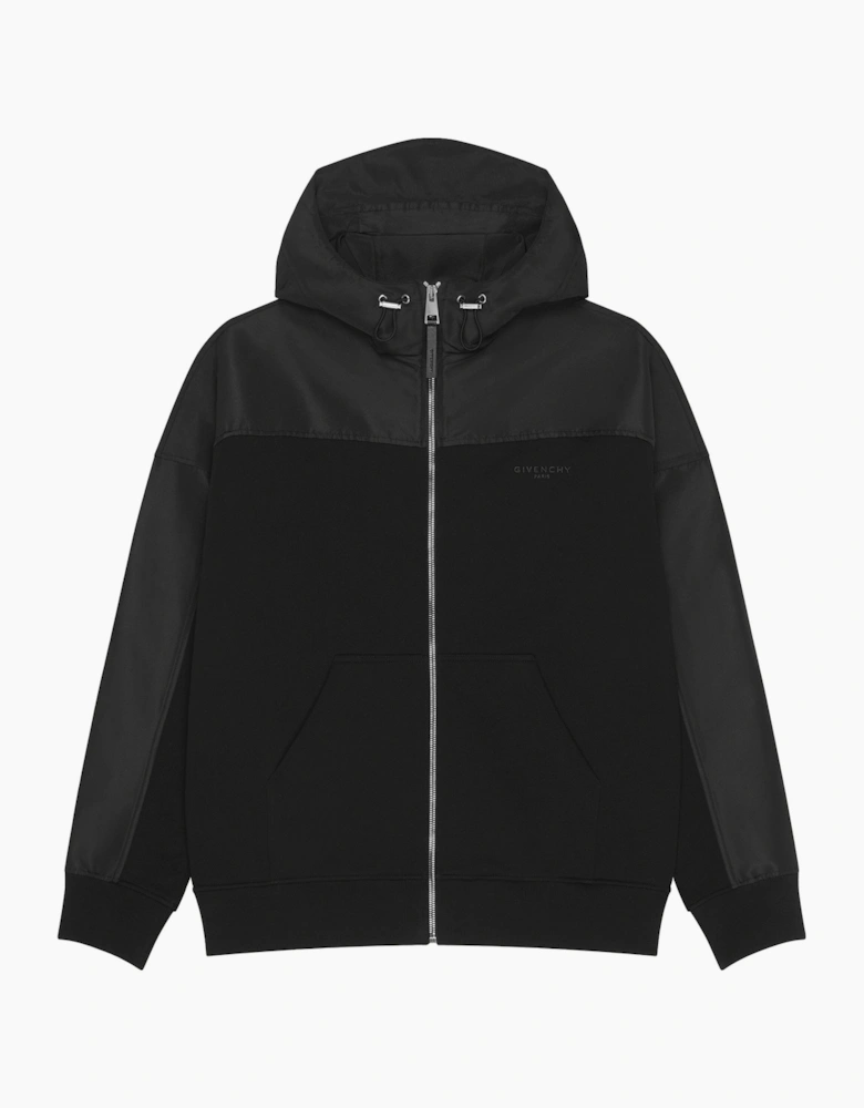 Branded Windbreaker Black
