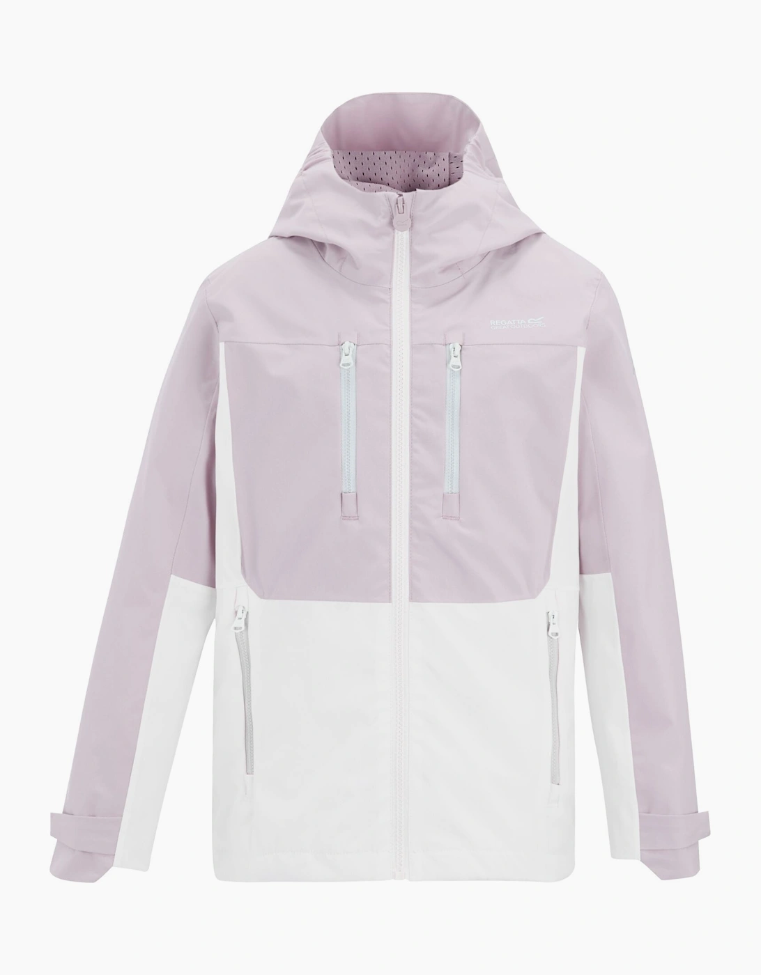 Regatta Boys Purple  Childrens/ Highton Monochrome Waterproof Jacket - Size 16 Years/15 Years Kids