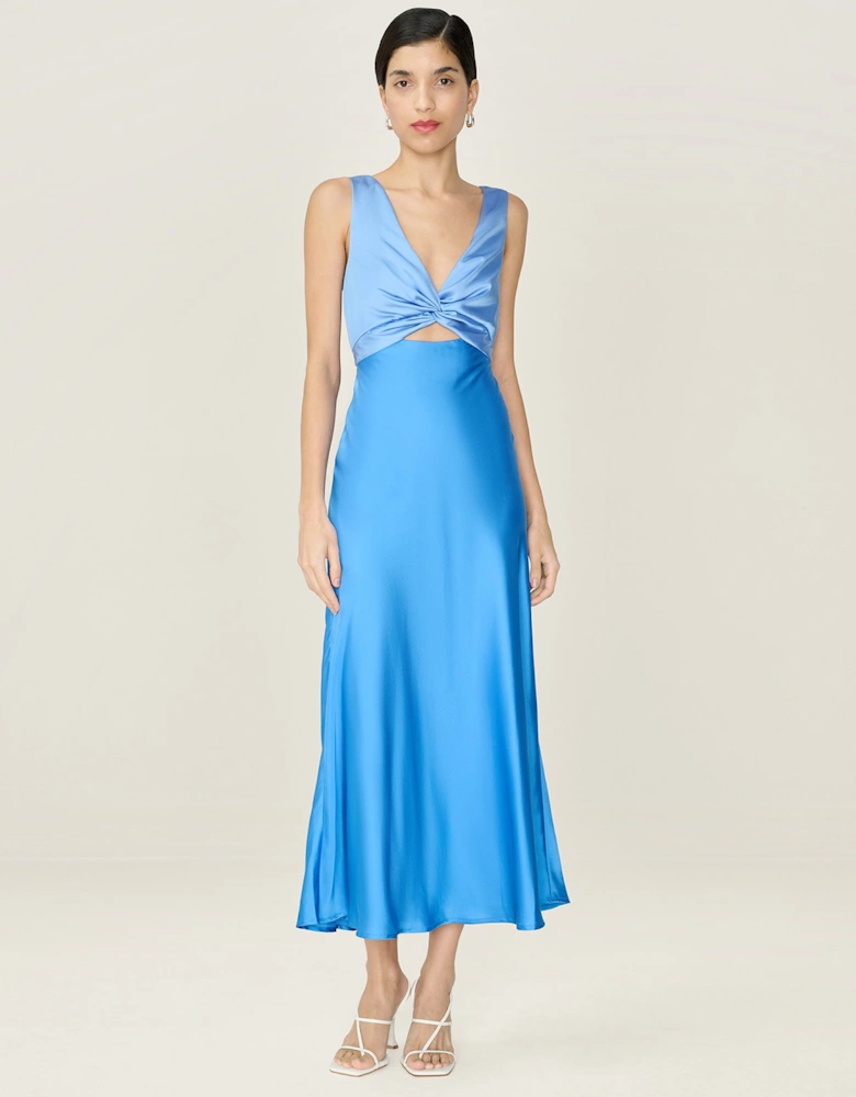 Maggy Dress in Vista Blue and Blue