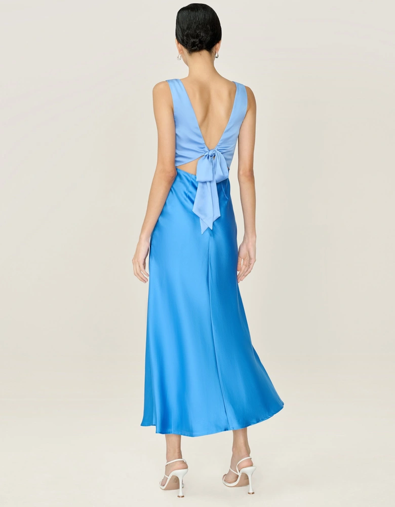 Maggy Dress in Vista Blue and Blue