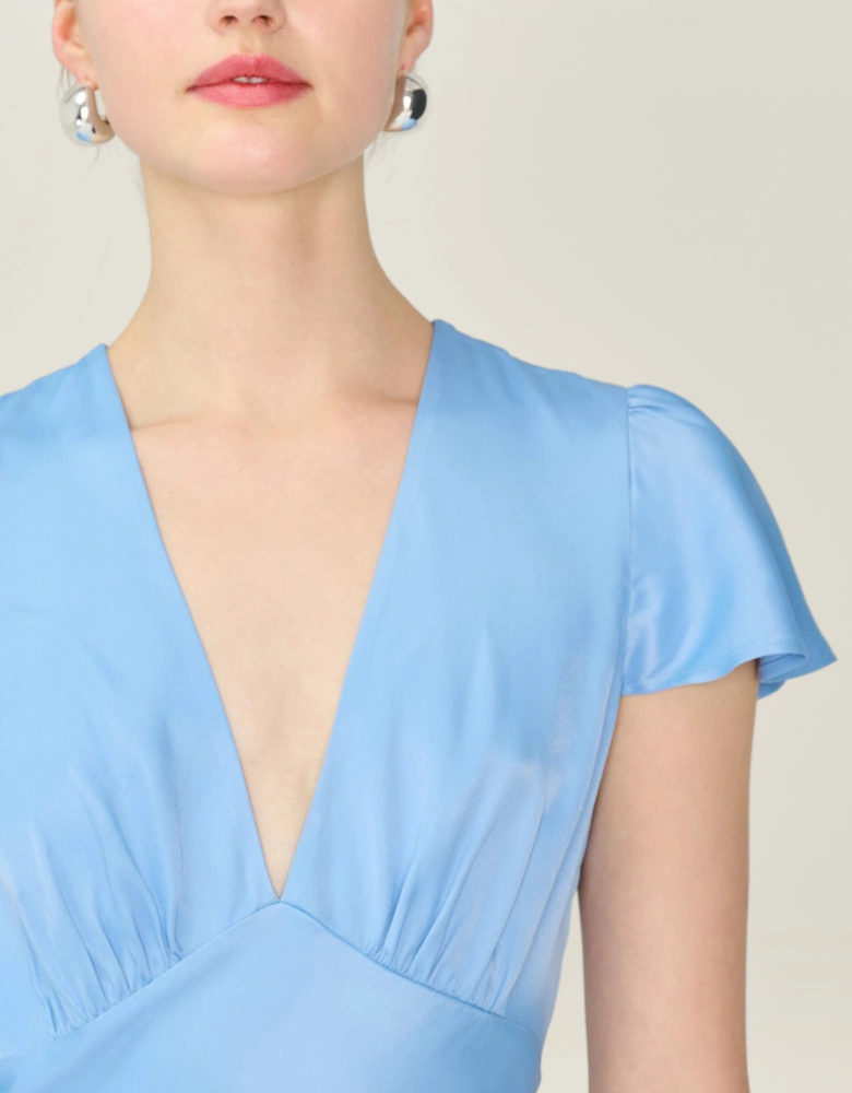 Fai Dress in Vista Blue