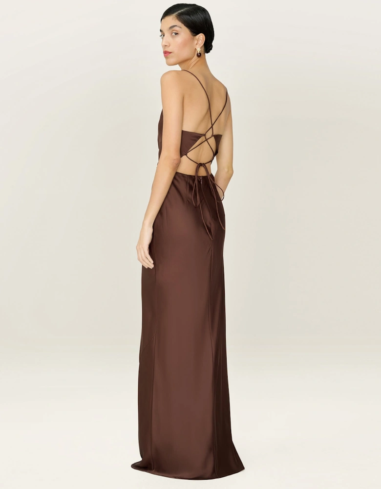 Ginny Dress in Chocolate