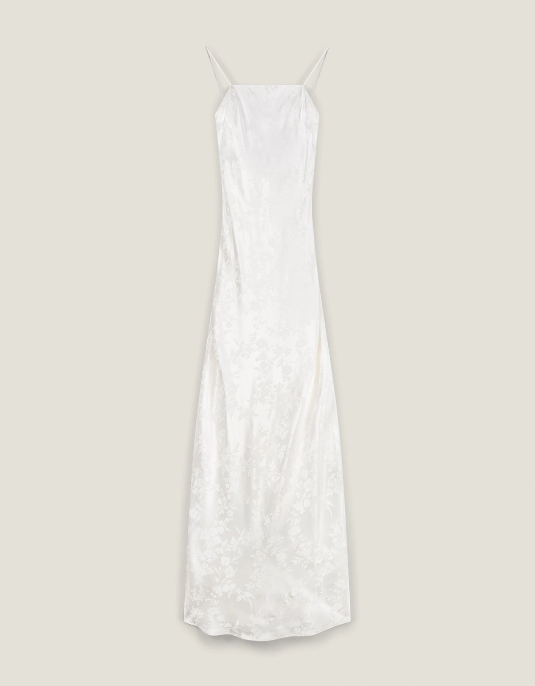 Mira Jacquard Dress in Ivory