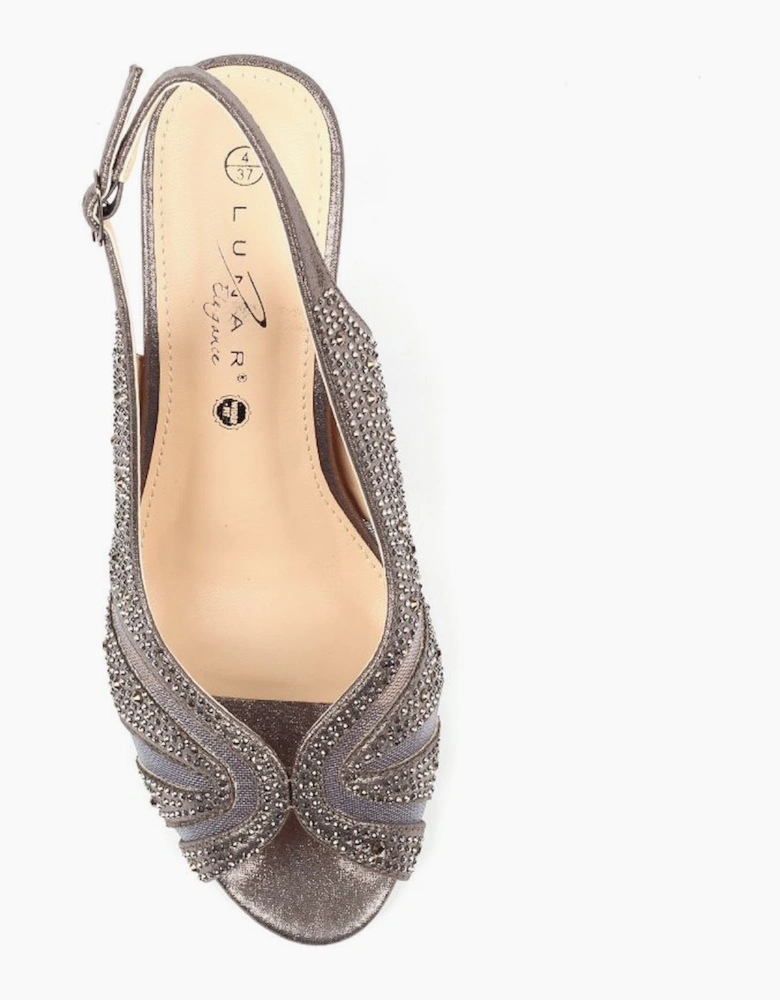 Nancy Womens Wide Fit Court Shoes