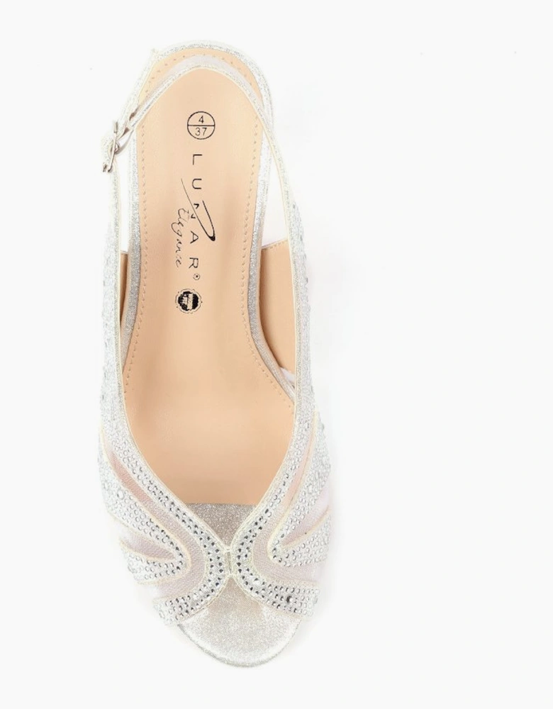 Nancy Womens Wide Fit Court Shoes