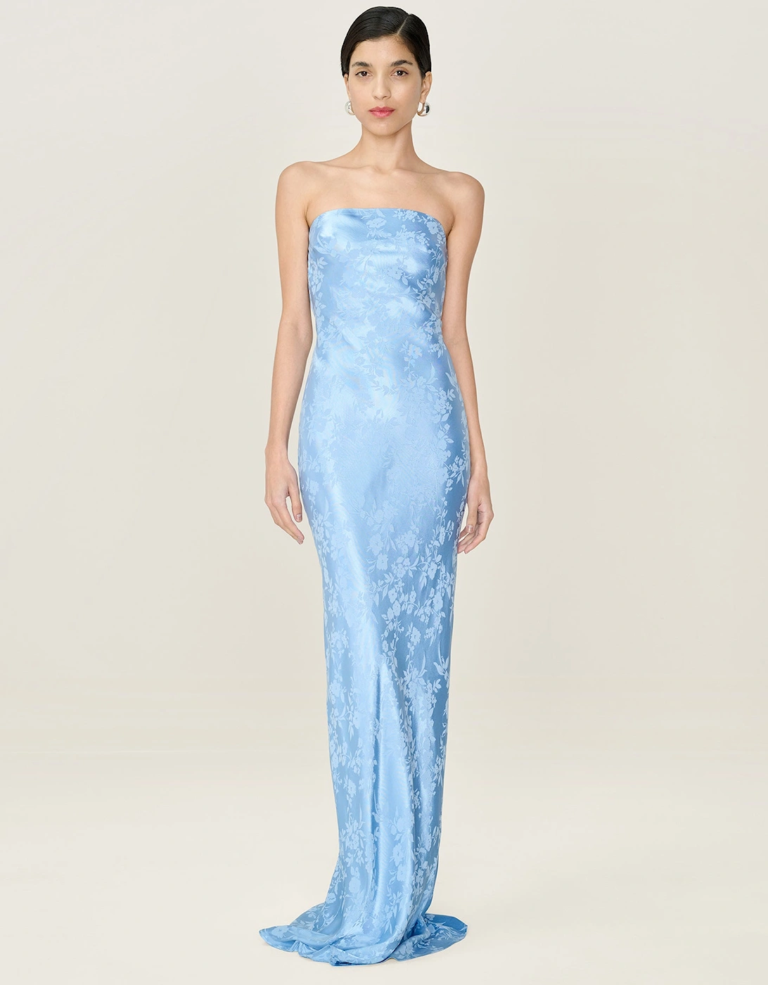 Amdra Jacquard Dress in Vista Blue, 7 of 6