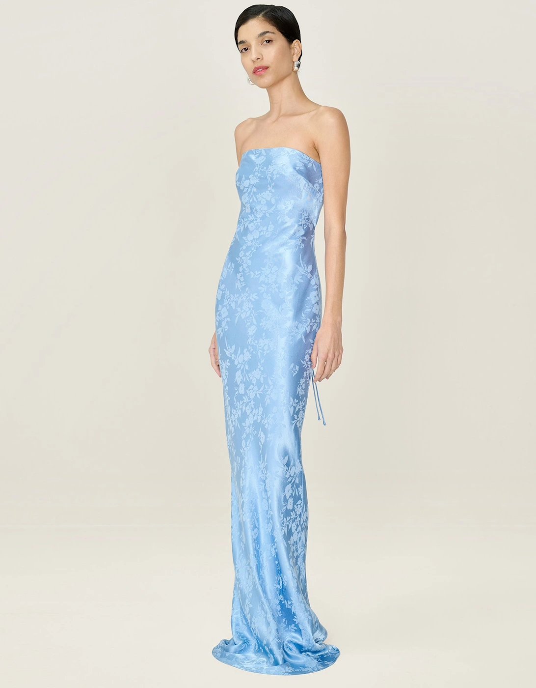 Amdra Jacquard Dress in Vista Blue