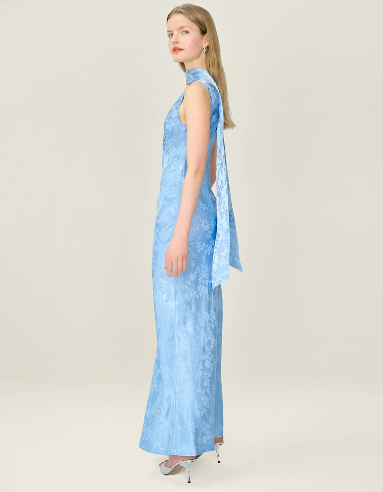 Scarlett Scarf in Vista Blue