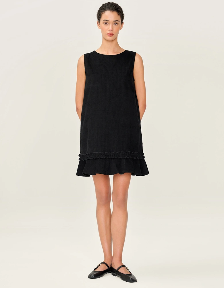 Adora Cord Dress in Black