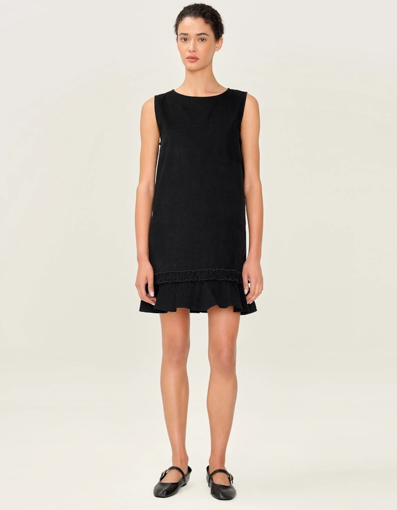 Adora Cord Dress in Black