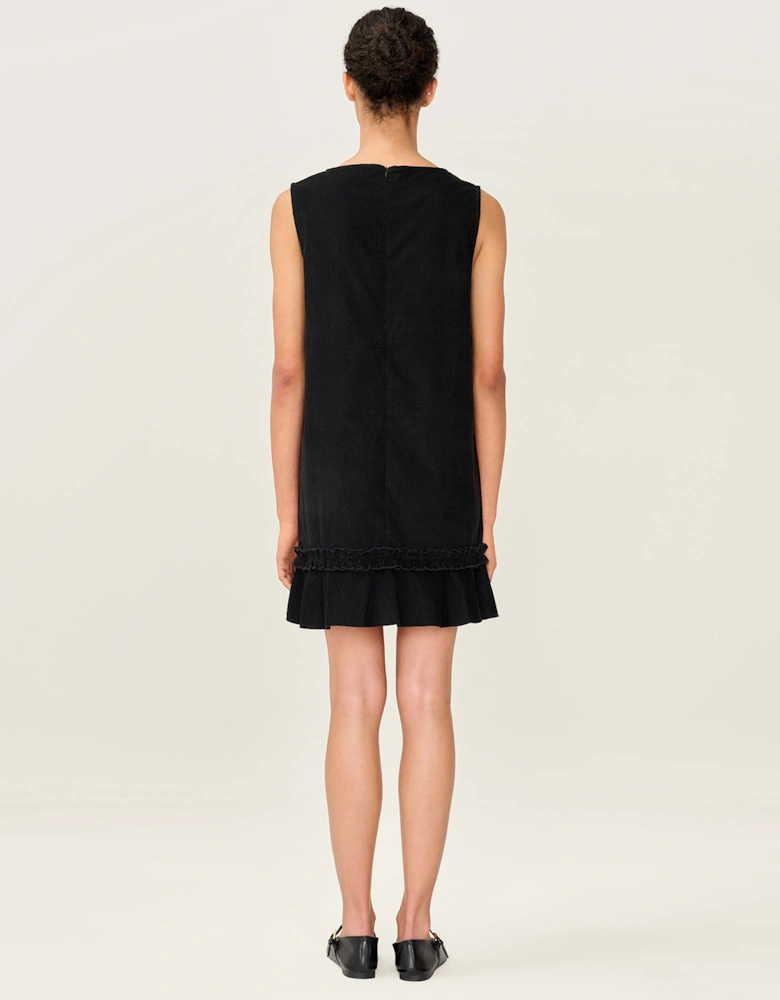 Adora Cord Dress in Black