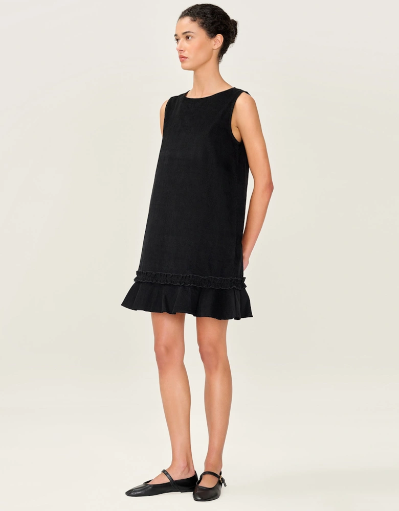 Adora Cord Dress in Black