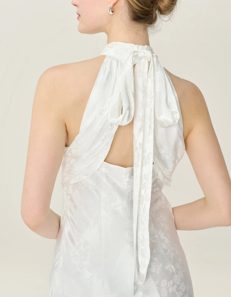 Milos Dress in Ivory