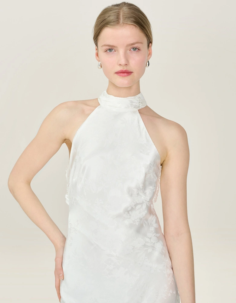 Milos Dress in Ivory