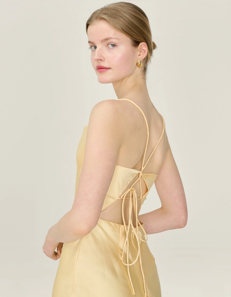 Ginny Dress in Double Cream