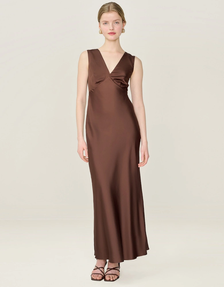 Nova Dress in Chocolate