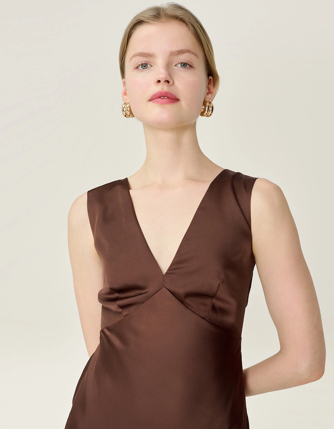 Nova Dress in Chocolate