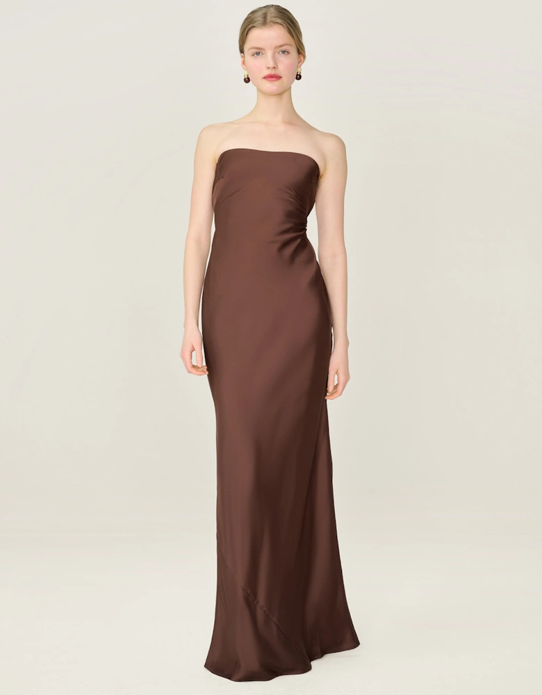 Amdra Dress in Chocolate