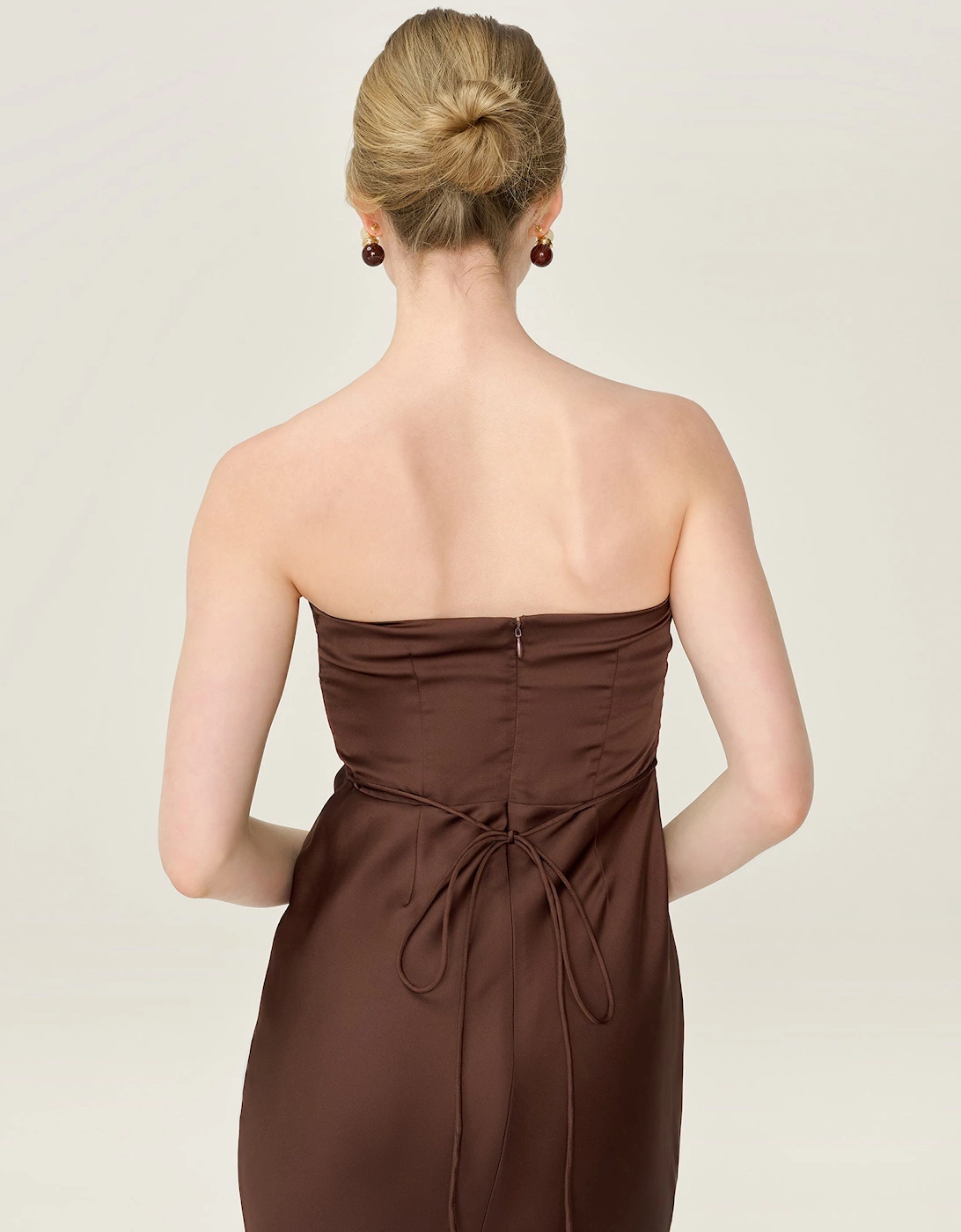 Amdra Dress in Chocolate