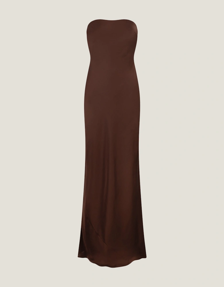 Amdra Dress in Chocolate