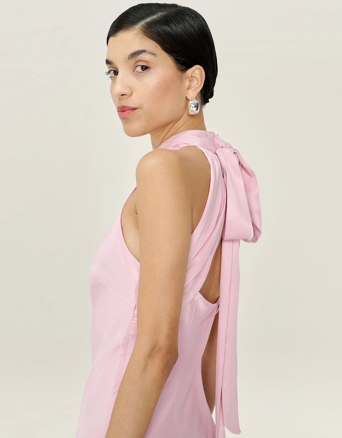 Milos Dress in Bleached Mauve