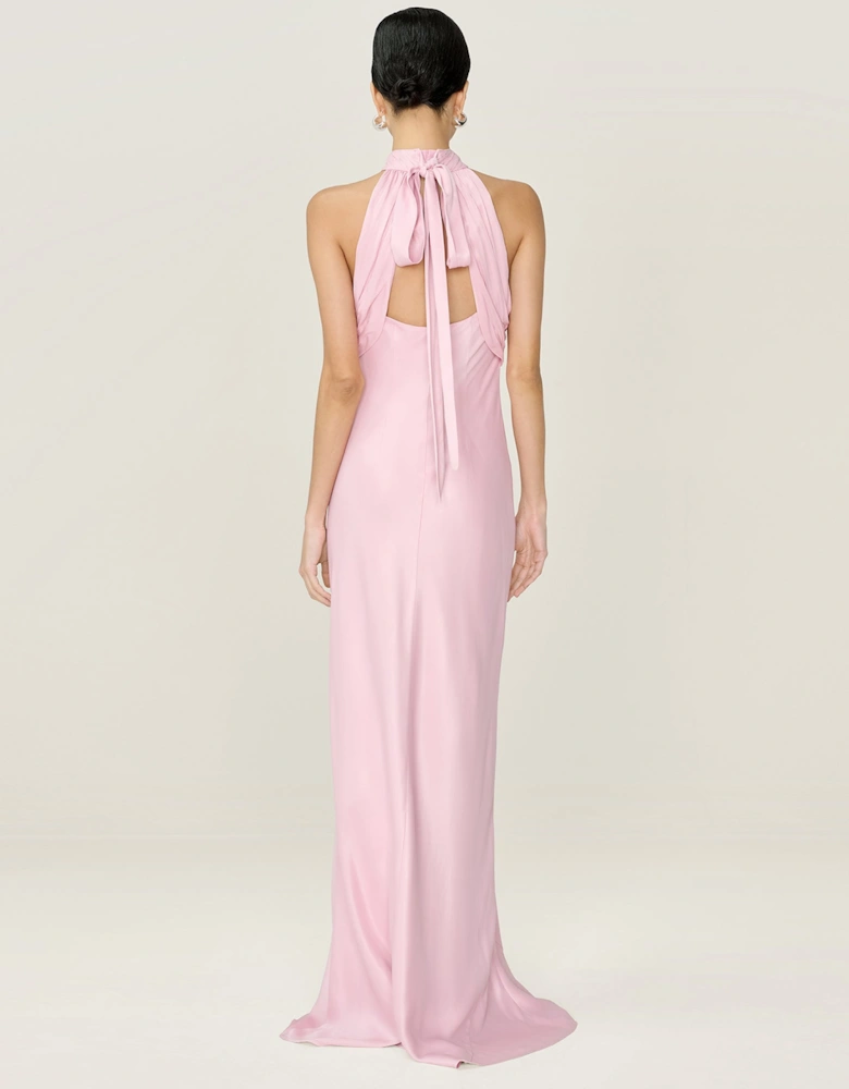 Milos Dress in Bleached Mauve