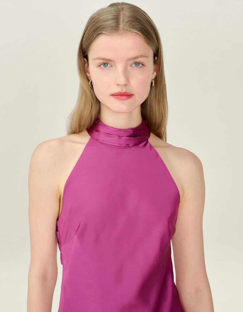Seychelles Dress in Magenta