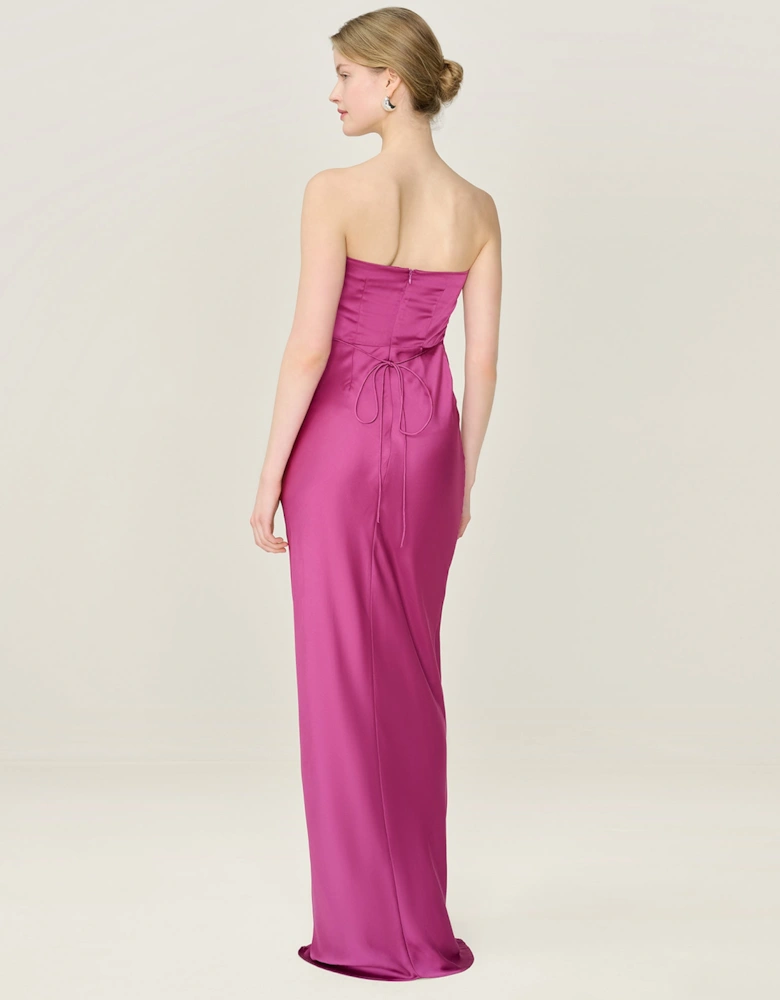 Amdra Dress in Magenta