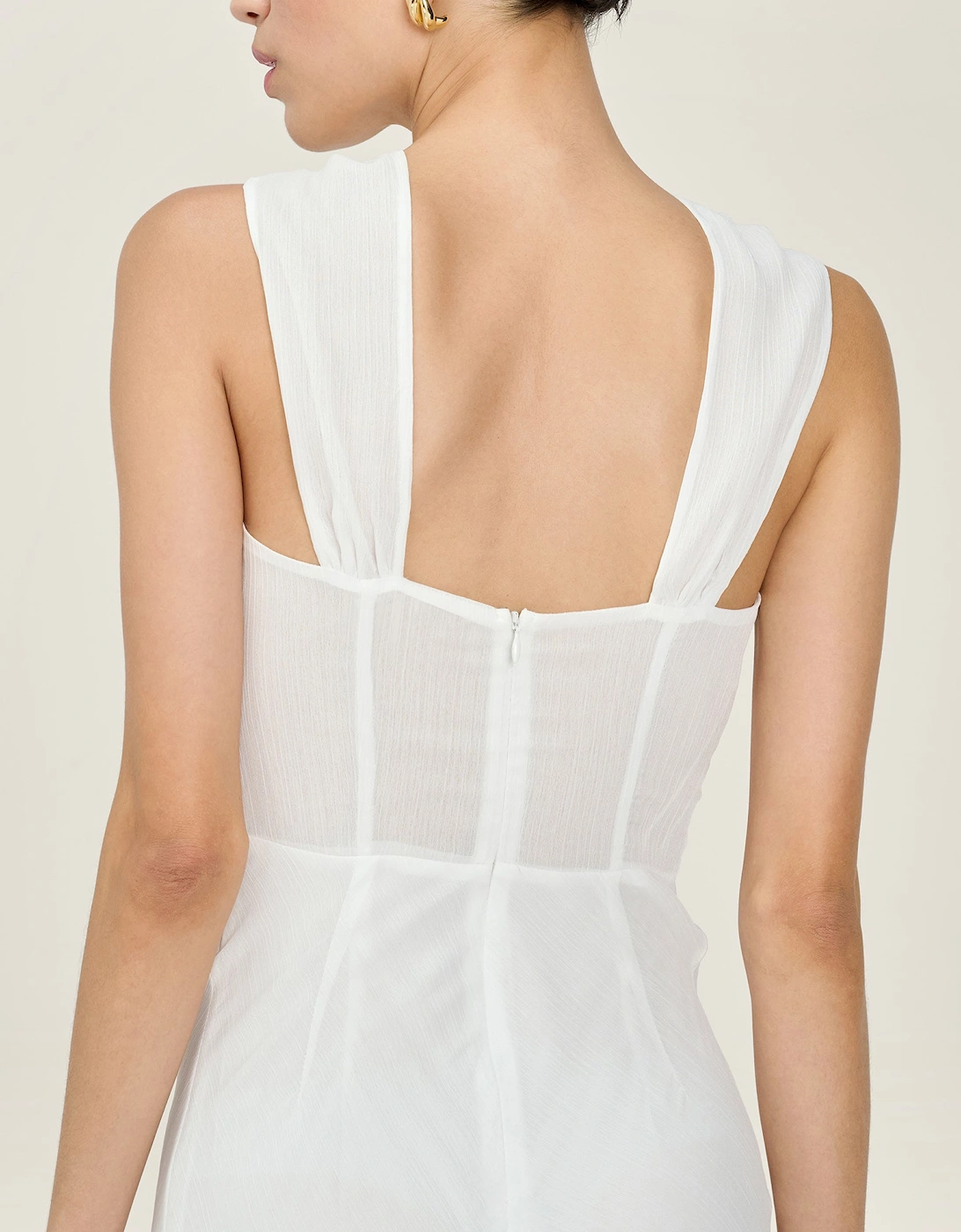 Amelie Dress in Ivory