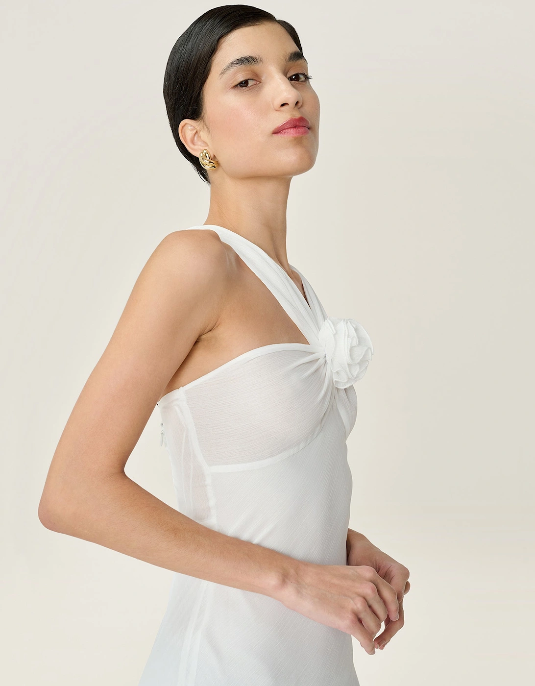 Amelie Dress in Ivory