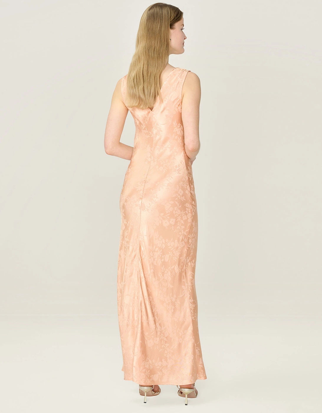 Iris Jacquard Dress in Prairie Sunset