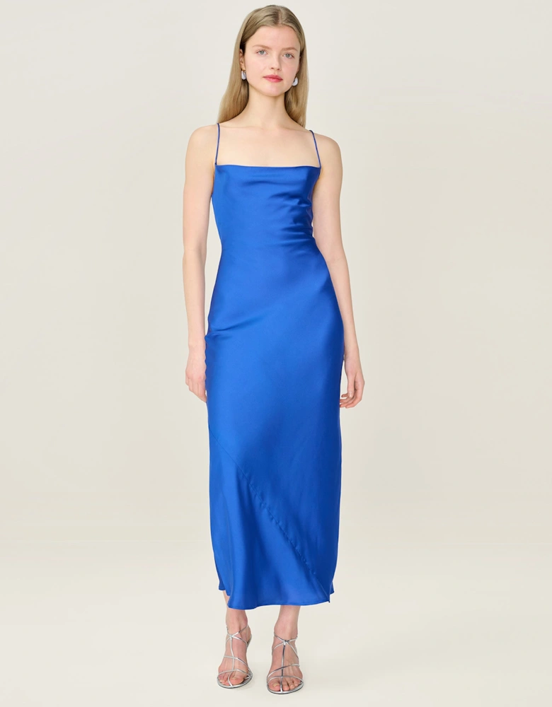 Riviera Dress in Cobalt