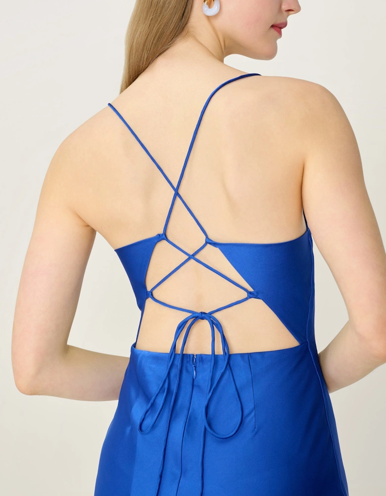 Riviera Dress in Cobalt